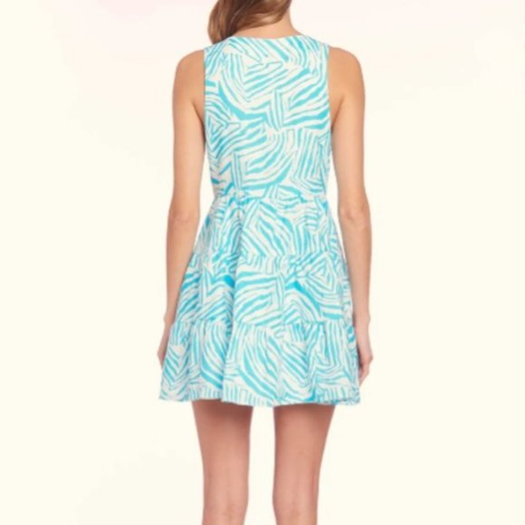 NWT Amanda Uprichard Astra Dress in Color Animalia. Size Medium - Picture 3 of 3